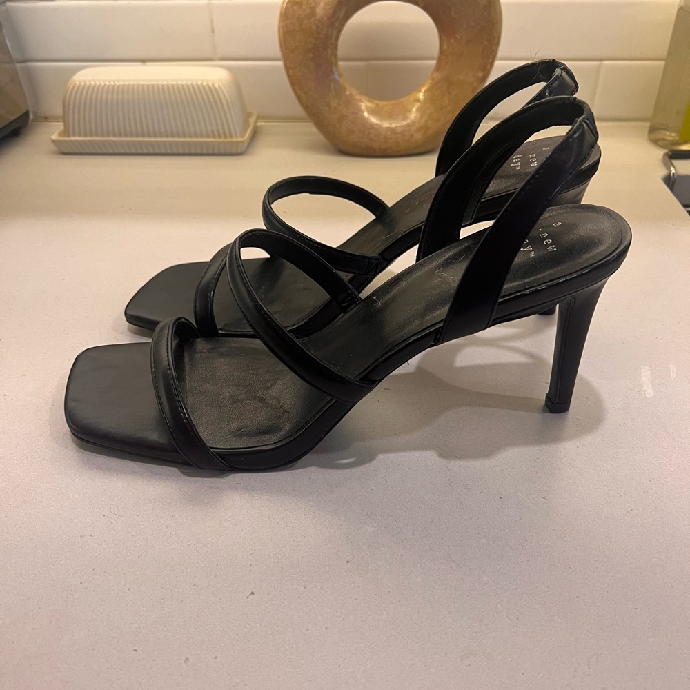 A new day black strappy heel
Size 12 
Never worn